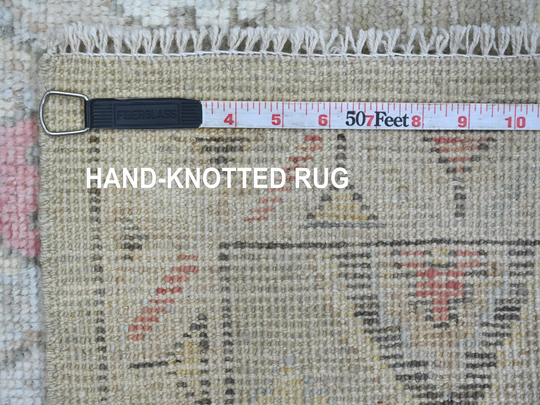 Oushak Oushak hand-knotted wool rug in Gray & Ivory, 3'3" x 5'2" — SKU O021555 (view 6)