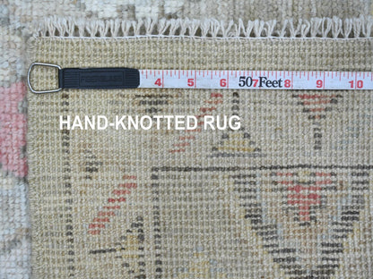 Oushak Oushak hand-knotted wool rug in Gray & Ivory, 3'3" x 5'2" — SKU O021555 (view 6)
