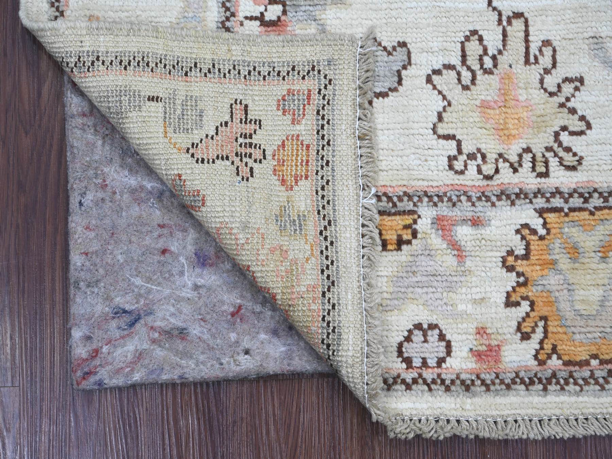 Oushak Oushak hand-knotted wool rug in Ivory, 3' x 4'9" — SKU O021559 (view 2)