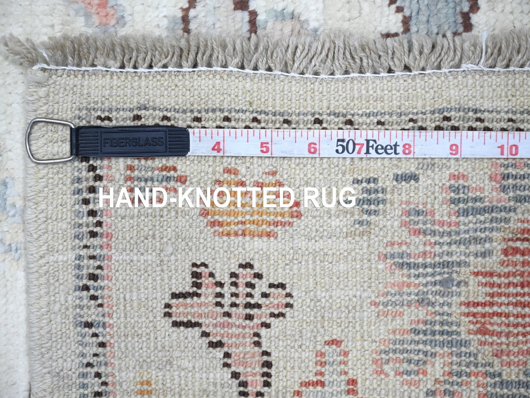 Oushak Oushak hand-knotted wool rug in Ivory, 3' x 4'9" — SKU O021559 (view 6)