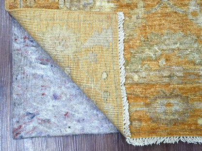 Oushak Oushak hand-knotted wool rug in Brown, 3'1" x 4'11" — SKU O021560 (view 2)