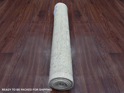 Oushak Oushak hand-knotted wool rug in Gray & Green, 3' x 6'1" — SKU O021561 (view 4)
