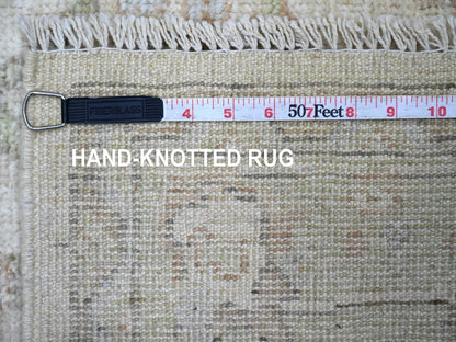 Oushak Oushak hand-knotted wool rug in Gray & Green, 3' x 6'1" — SKU O021561 (view 6)