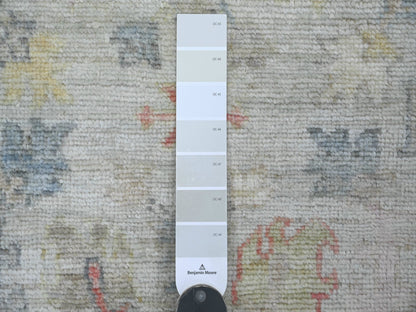 Oushak Oushak hand-knotted wool rug in Gray, 3' x 4'11" — SKU O021562 (view 3)