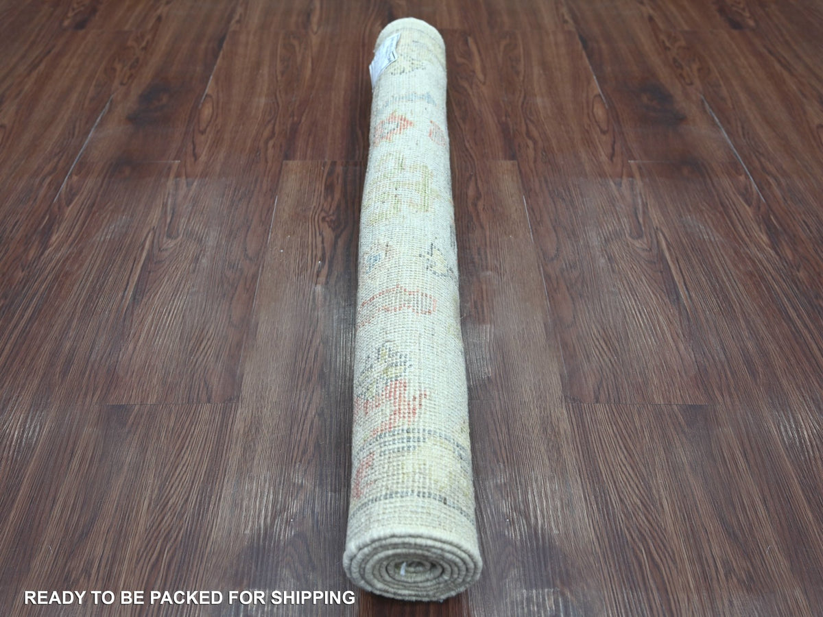 Oushak Oushak hand-knotted wool rug in Gray, 3' x 4'11" — SKU O021562 (view 4)