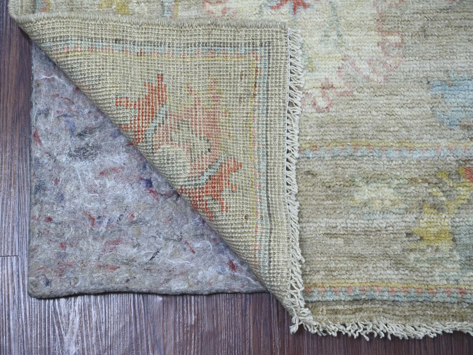 Oushak Oushak hand-knotted wool runner in Gray, 2'9" x 7'10" — SKU O021571 (view 2)
