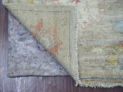 Oushak Oushak hand-knotted wool runner in Gray, 2'9" x 7'10" — SKU O021571 (view 2)