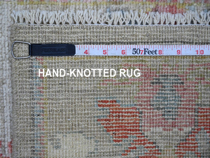 Oushak Oushak hand-knotted wool runner in Gray, 2'9" x 7'10" — SKU O021571 (view 6)
