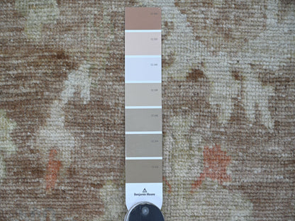 Brown 2'10" x 5'11" Oushak And Peshawar Hand knotted Wool Rug - Sku: O021572