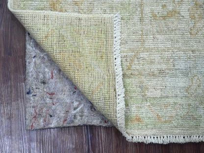 Oushak Oushak hand-knotted wool rug in Gray & Green, 2' x 3' — SKU O021574 (view 2)