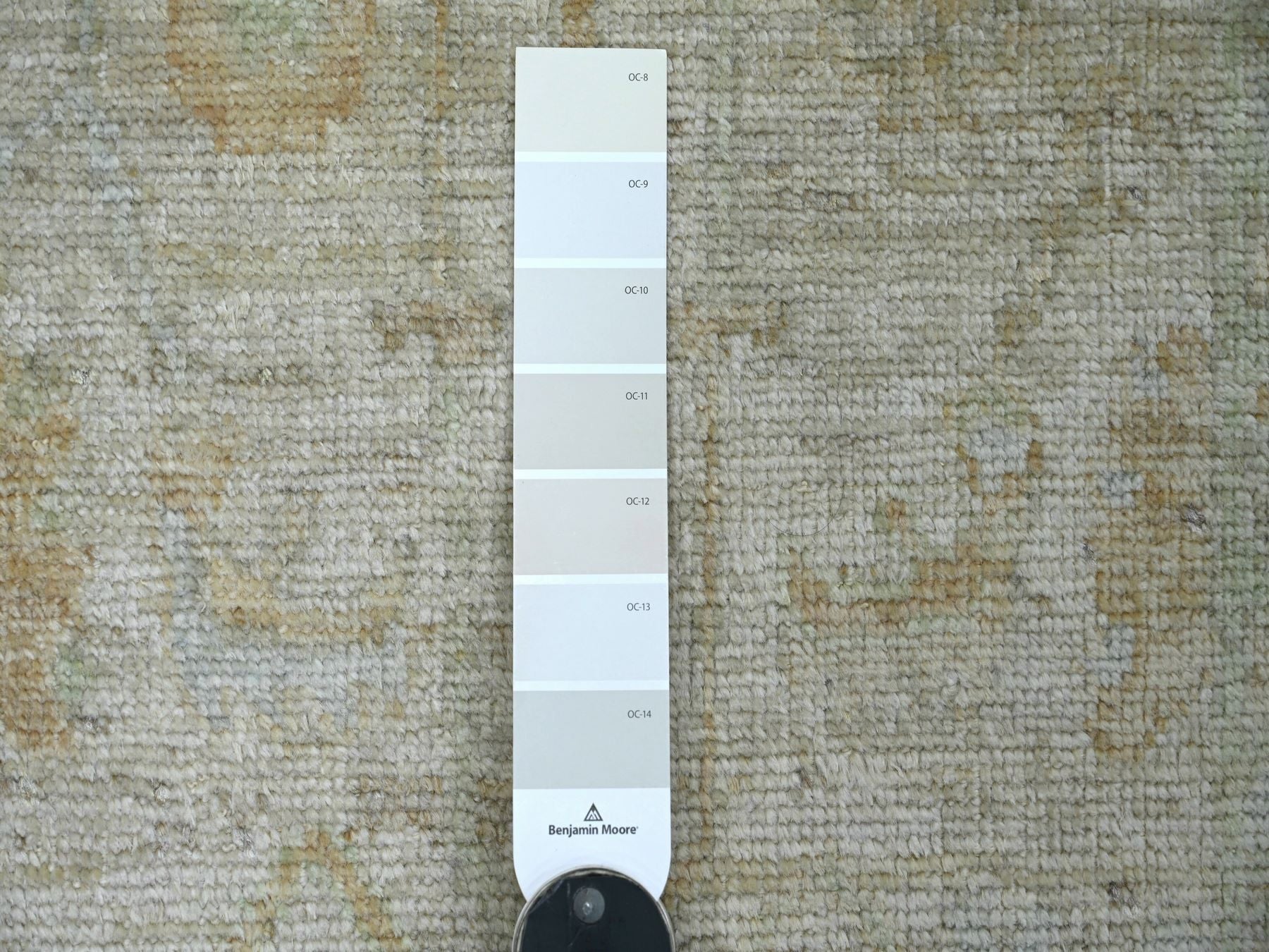 Oushak Oushak hand-knotted wool rug in Gray & Green, 2' x 3' — SKU O021574 (view 3)