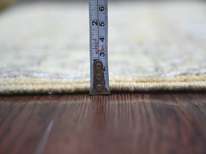 Brown 2'9" x 6'2" Oushak And Peshawar Hand knotted Wool Rug - Sku: O021583