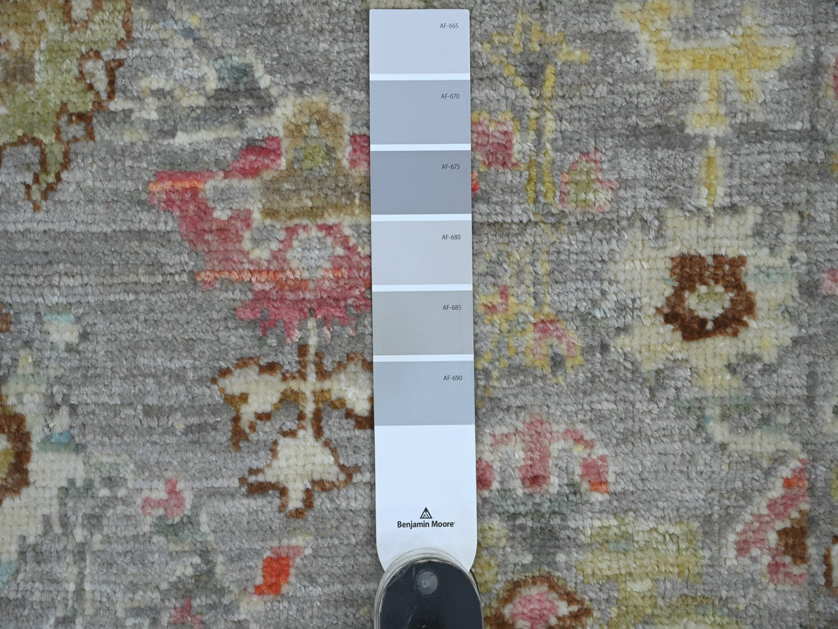 Oushak Oushak hand-knotted wool rug in Gray, 2' x 3' — SKU O021594 (view 3)