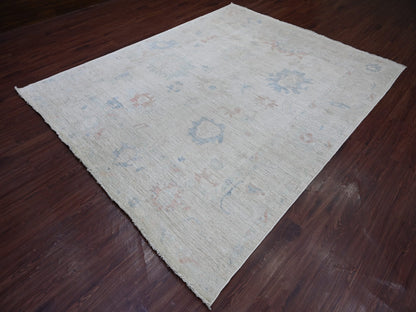 Oushak Oushak hand-knotted wool rug in Gray, 7'8" x 9'7" — SKU O021606 (view 3)