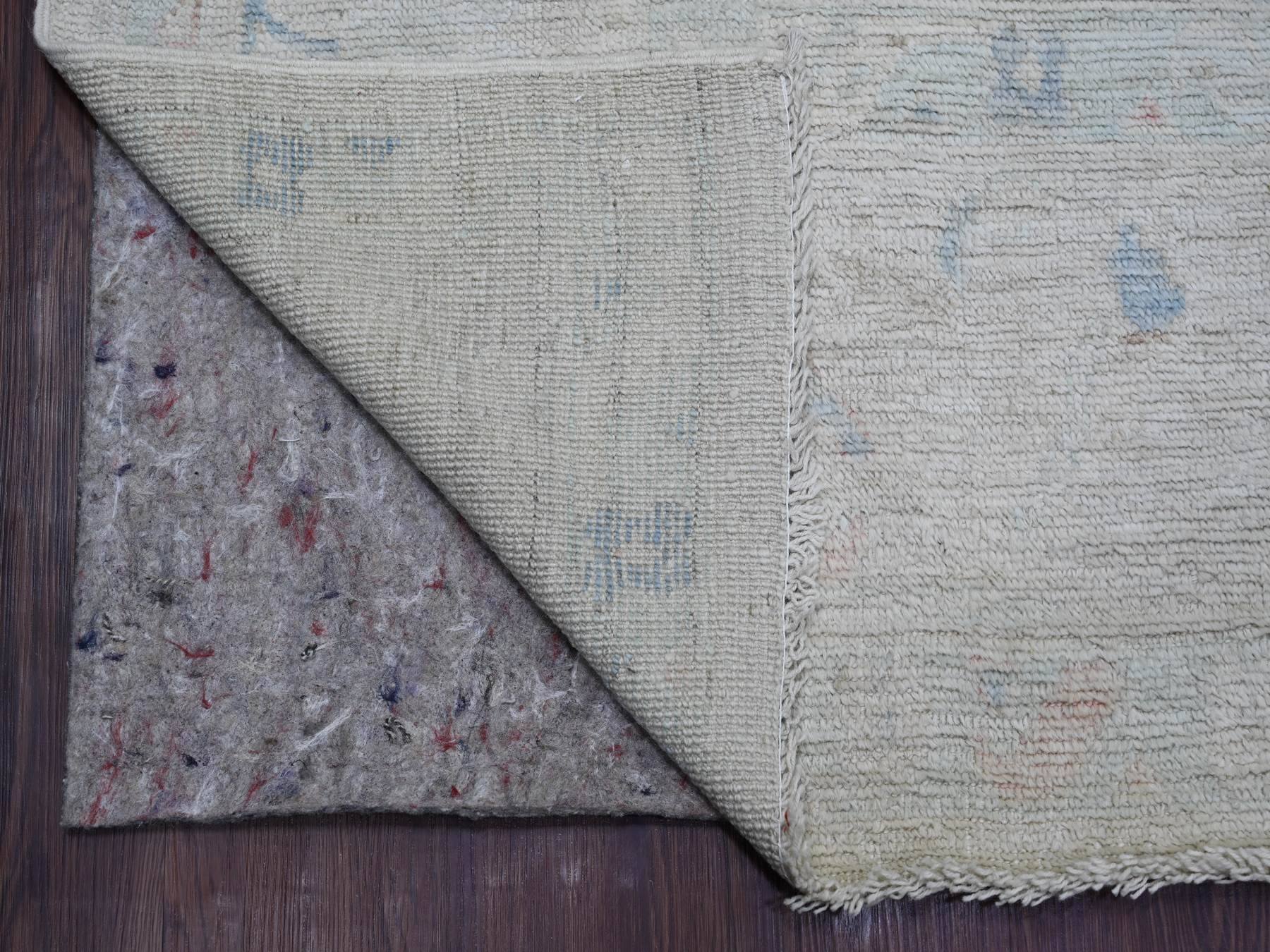 Oushak Oushak hand-knotted wool rug in Gray, 7'8" x 9'7" — SKU O021606 (view 4)