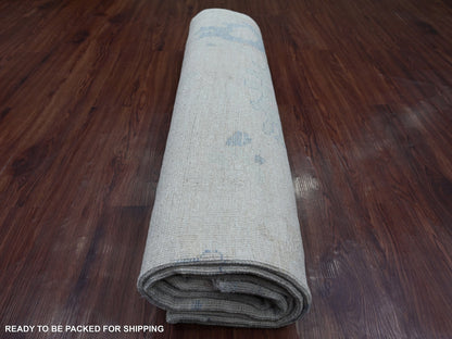 Oushak Oushak hand-knotted wool rug in Gray, 7'8" x 9'7" — SKU O021606 (view 9)