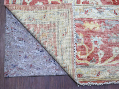 Oushak Oushak hand-knotted wool rug in Pink, 8' x 10'2" — SKU O021611 (view 4)