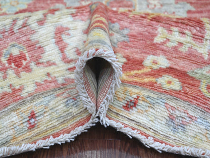 Oushak Oushak hand-knotted wool rug in Pink, 8' x 10'2" — SKU O021611 (view 5)