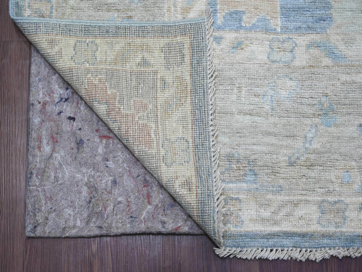Oushak Oushak hand-knotted wool rug in Gray, 7'6" x 9'7", SKU O021613 (view 4)
