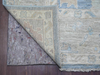 Oushak Oushak hand-knotted wool rug in Gray, 7'6" x 9'7", SKU O021613 (view 4)