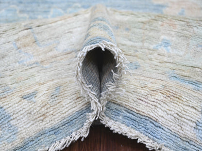 Oushak Oushak hand-knotted wool rug in Gray, 7'6" x 9'7", SKU O021613 (view 5)