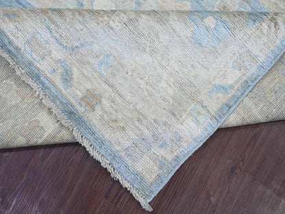 Oushak Oushak hand-knotted wool rug in Gray, 7'6" x 9'7", SKU O021613 (view 6)