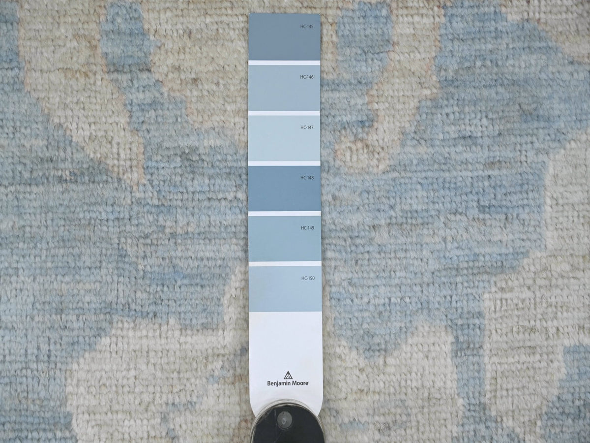 Oushak Oushak hand-knotted wool rug in Gray, 7'6" x 9'7", SKU O021613 (view 7)