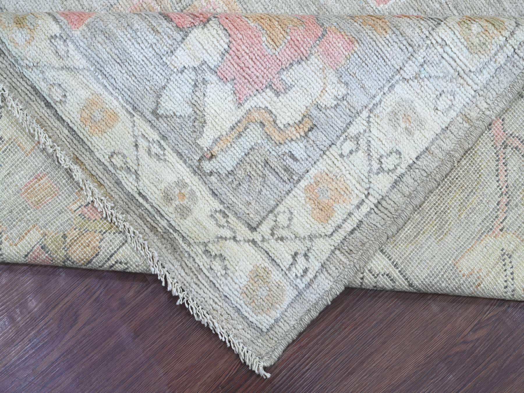 Oushak Oushak hand-knotted wool rug in Gray, 8'3" x 9'7" — SKU O021614 (view 6)