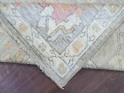Oushak Oushak hand-knotted wool rug in Gray, 8'3" x 9'7" — SKU O021614 (view 6)