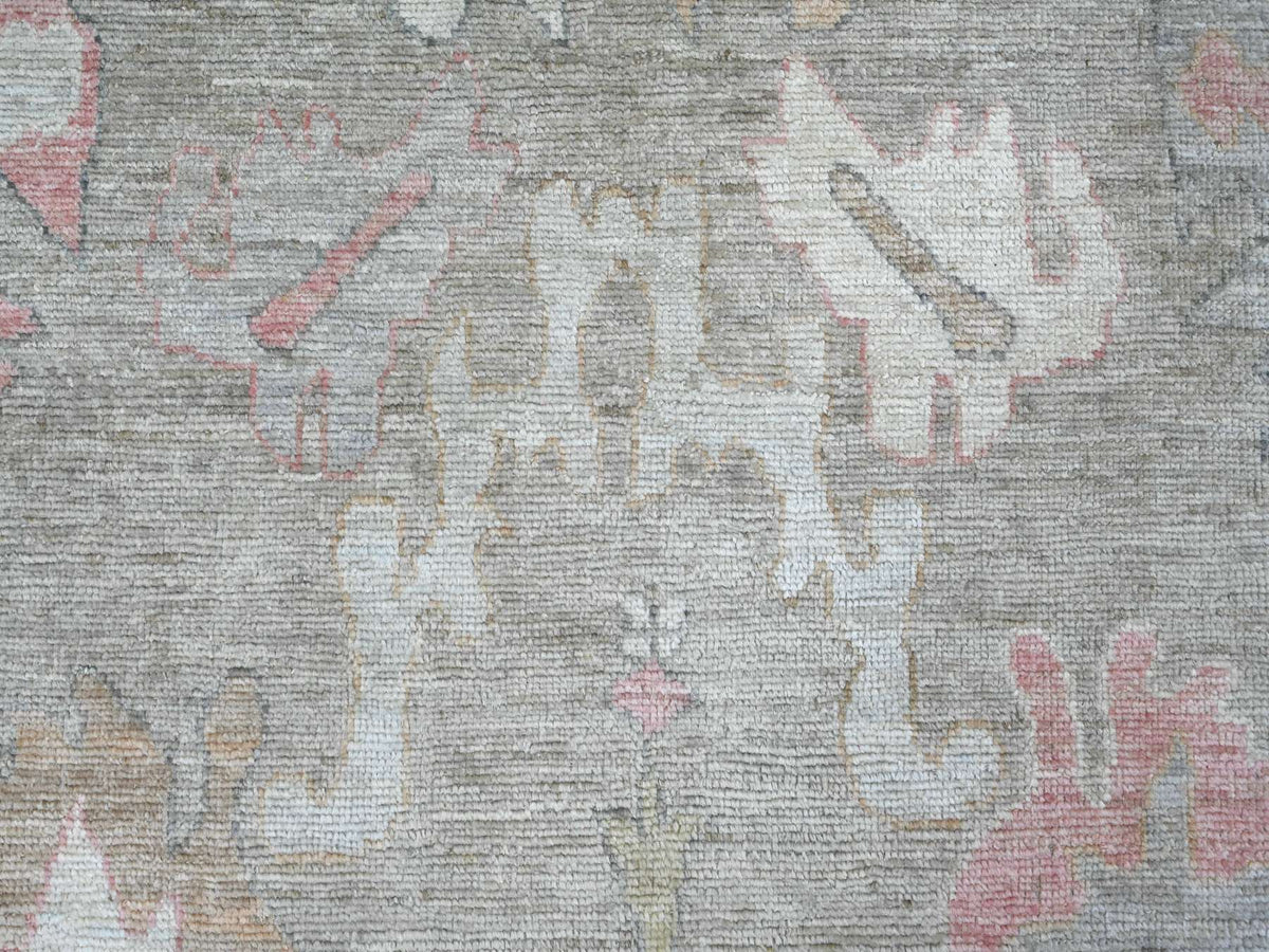 Oushak Oushak hand-knotted wool rug in Gray, 8'3" x 9'7" — SKU O021614 (view 8)