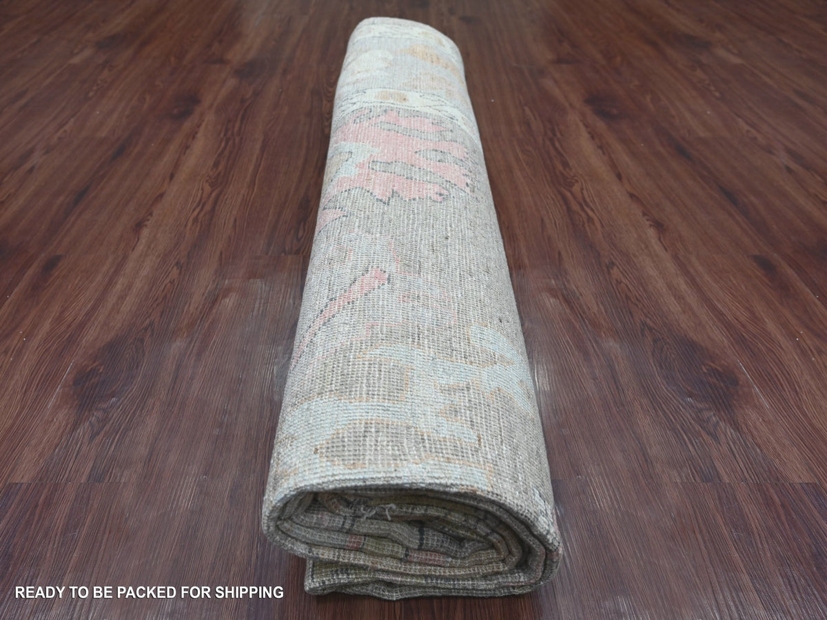 Oushak Oushak hand-knotted wool rug in Gray, 8'3" x 9'7" — SKU O021614 (view 9)