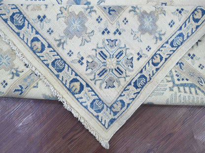 Kazak Kazak hand-knotted wool rug in Ivory, 7'10" x 9'9" — SKU O021656 (view 6)