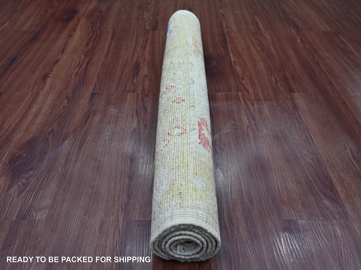 Oushak Oushak hand-knotted wool rug in Gray, 3' x 4'10" — SKU O021700 (view 4)