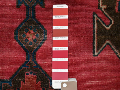Pink 3'1" x 7'11" Vintage Hand knotted Wool Rug - Sku: O02171