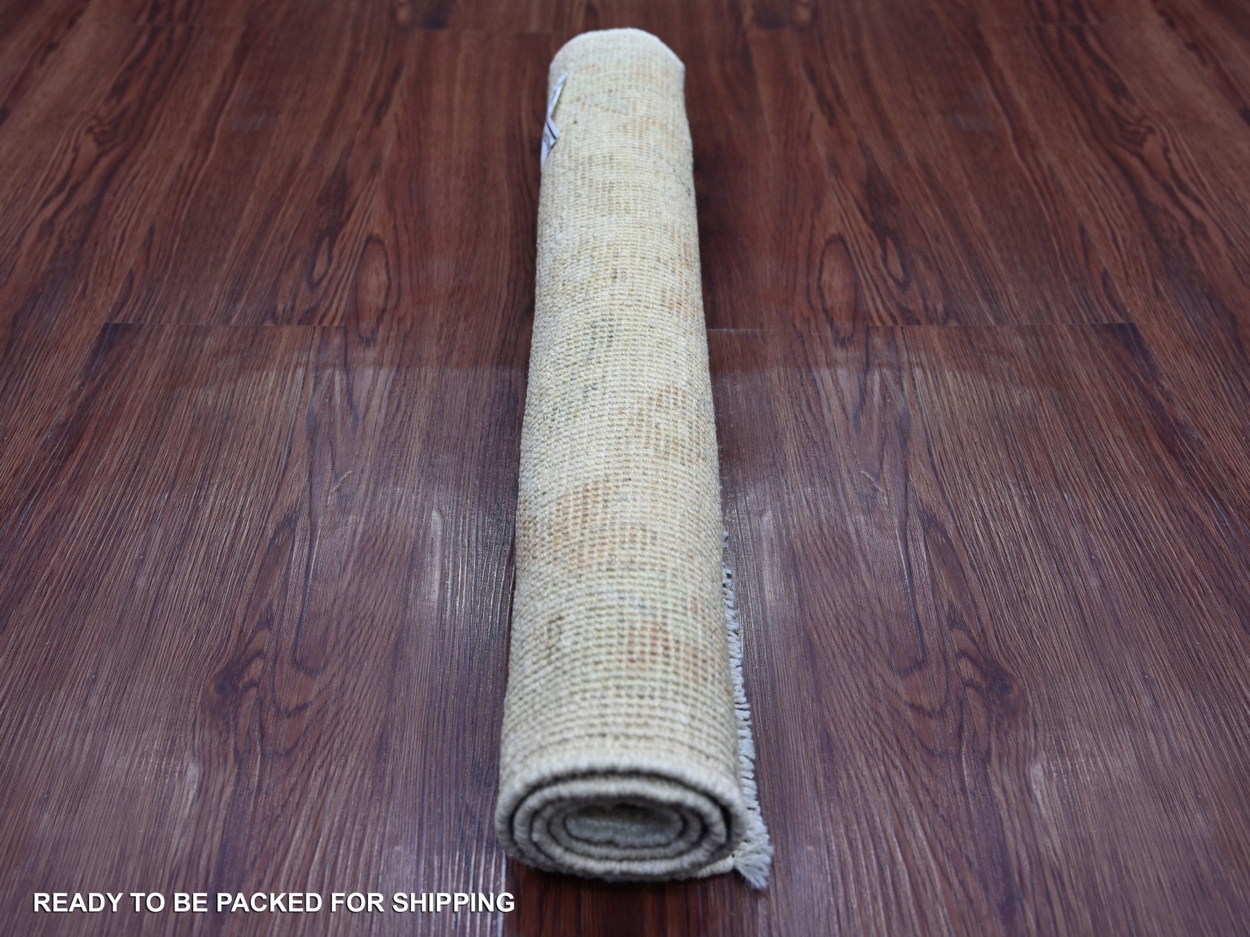 Oushak Oushak hand-knotted wool rug in Gray & Green, 2'1" x 2'10" — SKU O021753 (view 4)