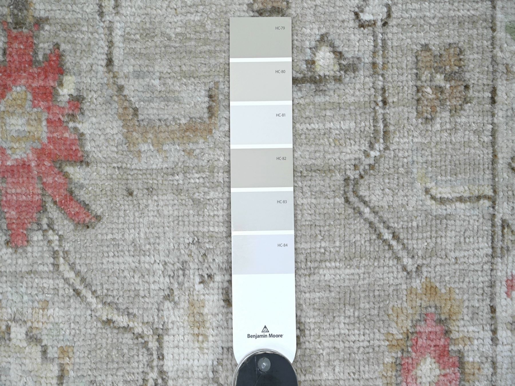 Oushak Oushak hand-knotted wool rug in Gray, 4'2" x 6'3" — SKU O021758 (view 3)
