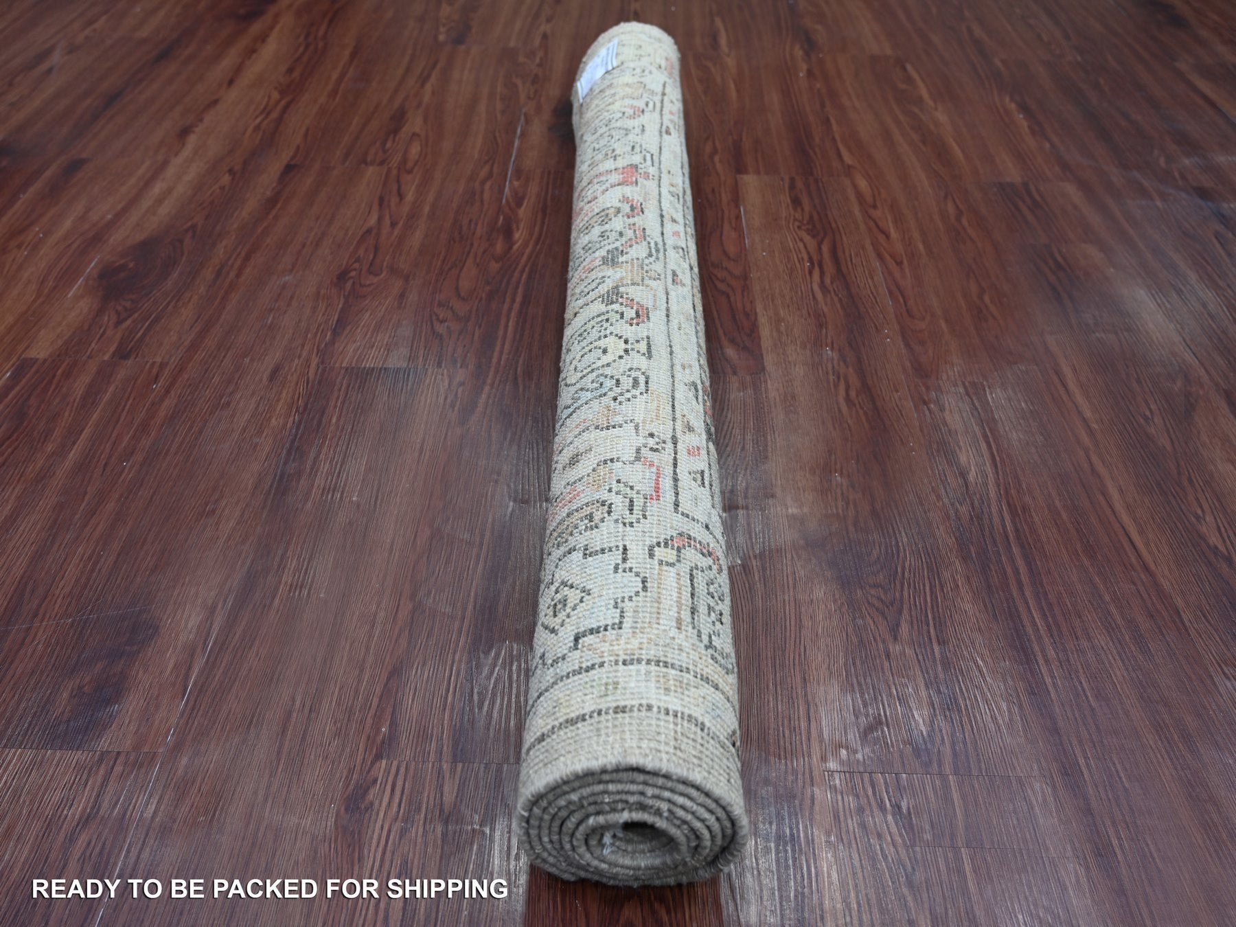 Oushak Oushak hand-knotted wool rug in Gray, 4'2" x 6'3" — SKU O021758 (view 4)
