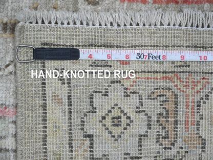 Oushak Oushak hand-knotted wool rug in Gray, 4'2" x 6'3" — SKU O021758 (view 6)