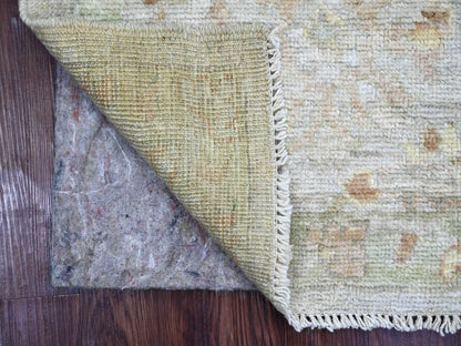 Oushak Oushak hand-knotted wool rug in Gray & Green, 2'1" x 3' — SKU O021760 (view 2)