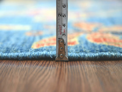 Blue 2'8" x 5'8" Modern and Contemporary Hand knotted Wool Rug - Sku: O021770