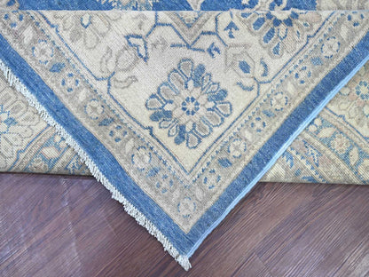 Kazak Kazak hand-knotted wool rug in Blue, 8'9" x 11'3", SKU O021782 (view 6)