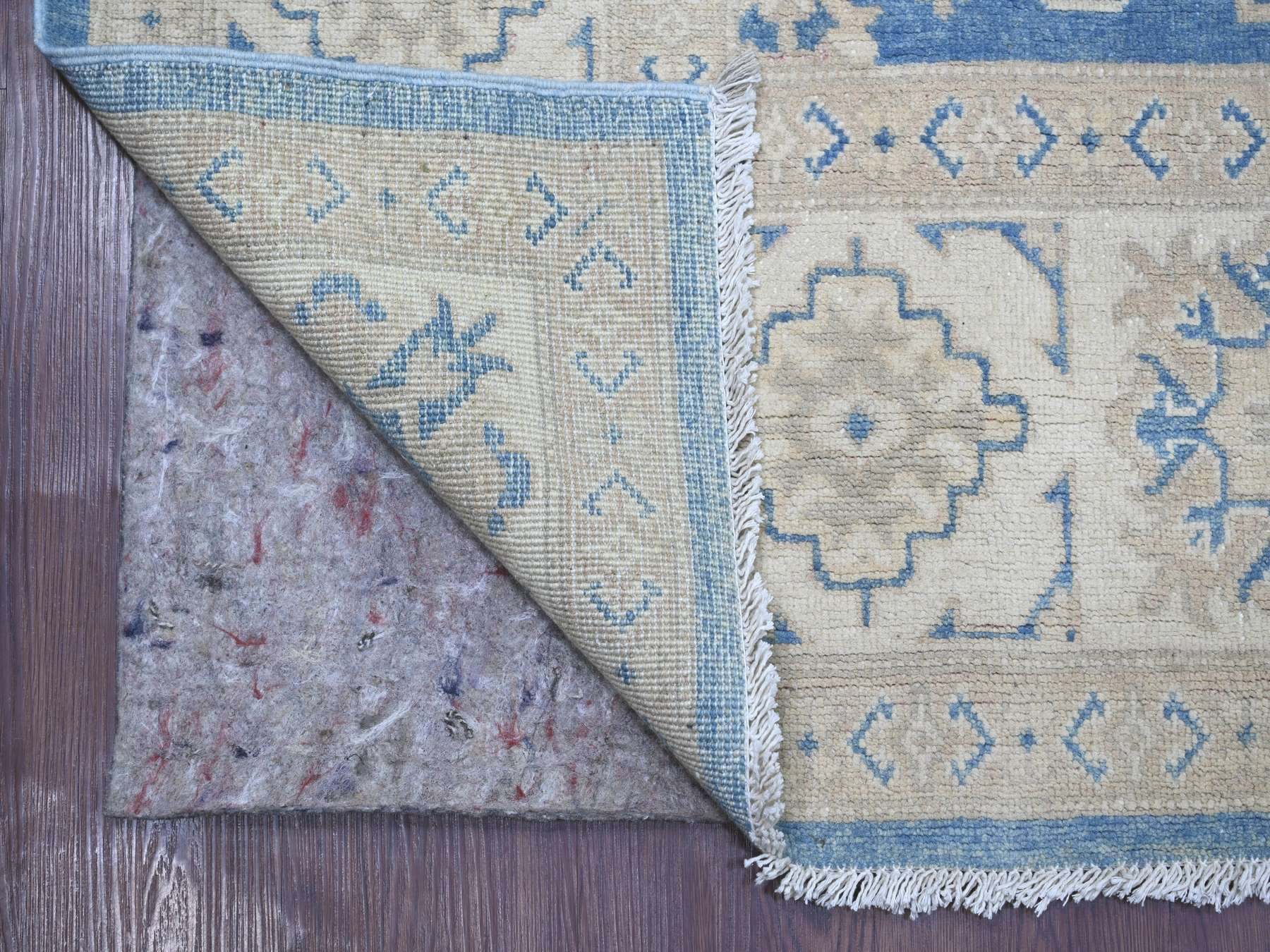 Blue 5'11" x 8'10" Kazak Hand knotted Wool Rug - Sku: O021784