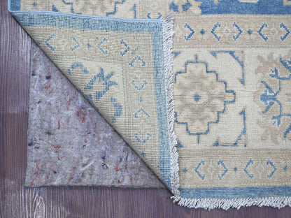 Blue 5'11" x 8'10" Kazak Hand knotted Wool Rug - Sku: O021784