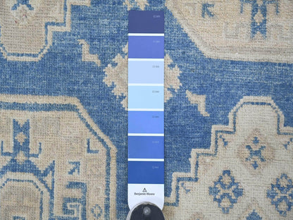 Blue 5'11" x 8'10" Kazak Hand knotted Wool Rug - Sku: O021784