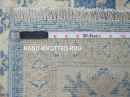 Blue 5'11" x 8'10" Kazak Hand knotted Wool Rug - Sku: O021784
