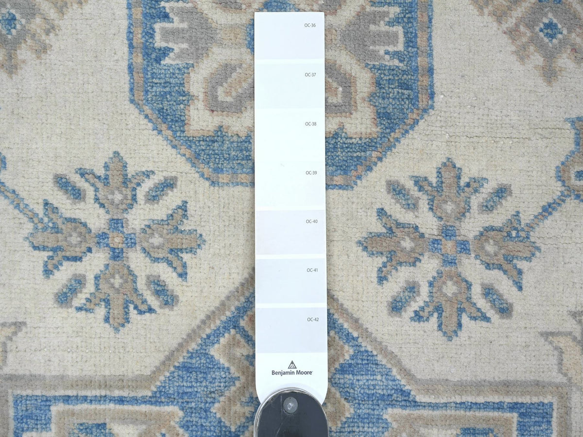 Kazak Kazak hand-knotted wool rug in Ivory, 3'3" x 4'7" — SKU O021800 (view 3)