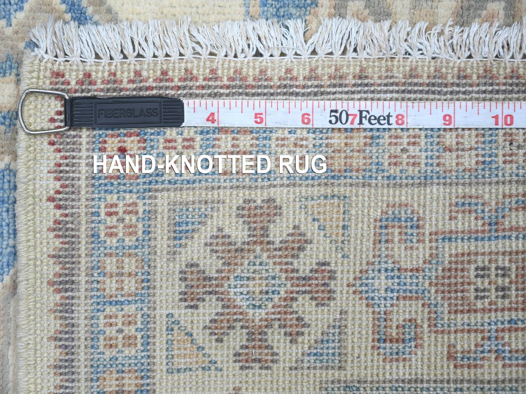 Kazak Kazak hand-knotted wool rug in Ivory, 3'3" x 4'7" — SKU O021800 (view 6)