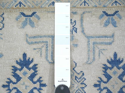 Kazak Kazak hand-knotted wool rug in Ivory, 3'2" x 4'8" — SKU O021801 (view 3)