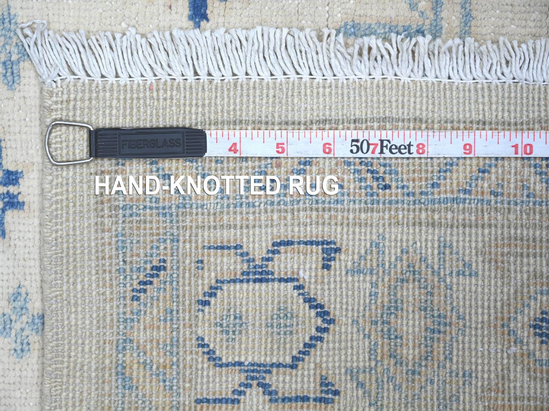 Kazak Kazak hand-knotted wool rug in Ivory, 3'2" x 4'8" — SKU O021801 (view 6)