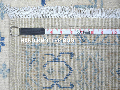 Kazak Kazak hand-knotted wool rug in Ivory, 3'2" x 4'8" — SKU O021801 (view 6)